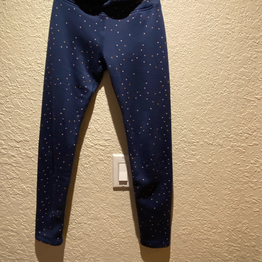 Eddie Bauer Midnight Blue Star Pattern Leggings